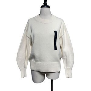 Banana Republic NWT Ivory Cable Knit Pullover Sweater Small